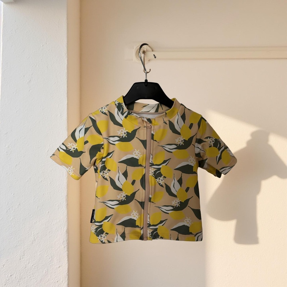 Tiny Tribe Lemon Rashguard Top 18-24MO